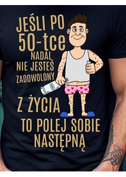 Koszulka na 50 urodziny MĘSKA KOSZULKA NA 50 URODZINY ze sklepu Time For Fashion w kategorii T-shirty męskie - zdjęcie 175641139