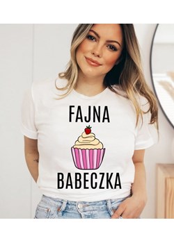 KOSZULKA NA DZIEŃ KOBIET FAJNA BABECZKA ze sklepu Time For Fashion w kategorii Bluzki damskie - zdjęcie 175641267