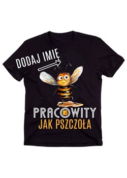 męska koszulka dla pszczelarza Z IMIENIEM PRACOWITY JAK PSZCZOŁA ze sklepu Time For Fashion w kategorii T-shirty męskie - zdjęcie 175641487