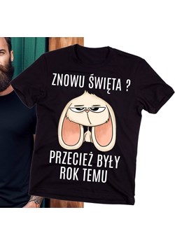 śmieszna męska koszulka na wielkanoc ze sklepu Time For Fashion w kategorii T-shirty męskie - zdjęcie 175641625