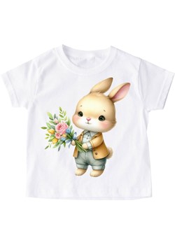 Dziecięca koszulka z zajączkiem bunny303 ze sklepu Time For Fashion w kategorii Bluzki damskie - zdjęcie 175641638