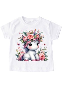 koszulka z jednorożcem dla dziewczynki unicorn206 ze sklepu Time For Fashion w kategorii Bluzki dziewczęce - zdjęcie 175641699