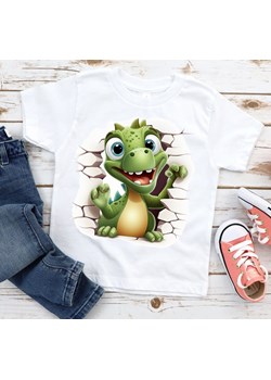 koszulka z dinozaurem dla dziecka dino12 ze sklepu Time For Fashion w kategorii Bluzki dziewczęce - zdjęcie 175641786