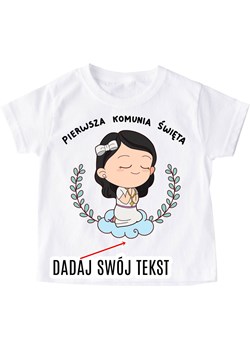 Koszulka na komunię, pamiątka pierwsze komunii świętej ze sklepu Time For Fashion w kategorii Bluzki dziewczęce - zdjęcie 175641887