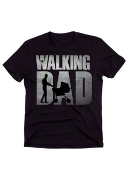 Koszulka dla taty z wózkiem - the walking dad ze sklepu Time For Fashion w kategorii T-shirty męskie - zdjęcie 175641915