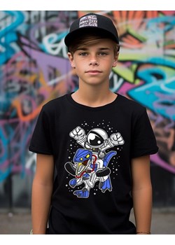 koszulka dla chłopca astronaut dino ze sklepu Time For Fashion w kategorii T-shirty chłopięce - zdjęcie 175642207