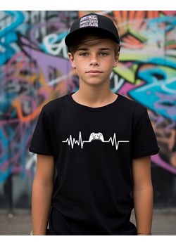 Koszulka dla chłopca grającego w gry - dla gracza dd60 ze sklepu Time For Fashion w kategorii T-shirty chłopięce - zdjęcie 175642239