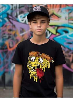 koszulka z pizzą dla chłopca ze sklepu Time For Fashion w kategorii T-shirty chłopięce - zdjęcie 175642247