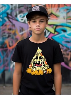 koszulka z pizzą dla chłopca ze sklepu Time For Fashion w kategorii T-shirty chłopięce - zdjęcie 175642248