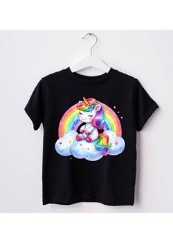 Koszulka dla dziewczynki z unicornem uni6 ze sklepu Time For Fashion w kategorii Bluzki dziewczęce - zdjęcie 175642315