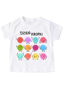 Koszulka na DZIEŃ KROPKI ze sklepu Time For Fashion w kategorii Bluzki dziewczęce - zdjęcie 175642316