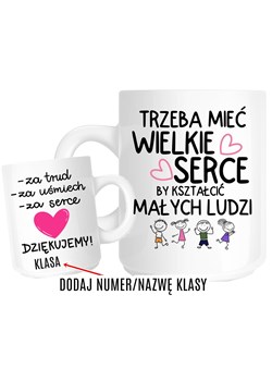 KUBKI NA DZIEŃ NAUCZYCIELA - DODAJ NUMER KLASY ze sklepu Time For Fashion w kategorii Kubki - zdjęcie 175642505
