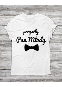 Koszulka męska "przyszły pan młody" ze sklepu Time For Fashion w kategorii T-shirty męskie - zdjęcie 175643178