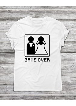 Koszulka męska "game over" ze sklepu Time For Fashion w kategorii T-shirty męskie - zdjęcie 175643186