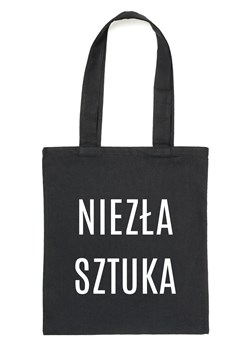 Czarny Shopper"NIEZŁA SZTUKA" ze sklepu Time For Fashion w kategorii Torby Shopper bag - zdjęcie 175643207