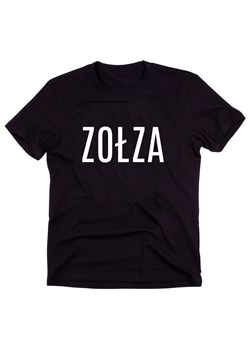 Czarny Klasyczny T-shirt "ZOŁZA" ze sklepu Time For Fashion w kategorii Bluzki damskie - zdjęcie 175643519