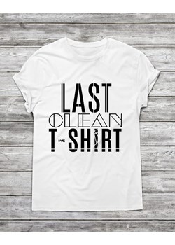 Koszulka męska "last clean t-shirt" ze sklepu Time For Fashion w kategorii T-shirty męskie - zdjęcie 175643807