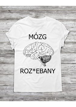 Koszulka męska "MÓZG ROZ*EBANY" ze sklepu Time For Fashion w kategorii T-shirty męskie - zdjęcie 175644056