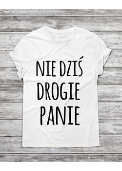 Koszulka męska "NIE DZIŚ DROGIE PANIE " ze sklepu Time For Fashion w kategorii T-shirty męskie - zdjęcie 175644075