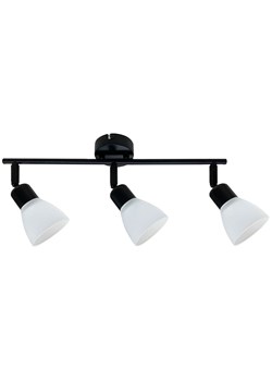 Trzypunktowa lampa sufitowa z regulowanymi kloszami czarny + biały - Z069 H7-Z29 ze sklepu Edinos.pl w kategorii Lampy sufitowe - zdjęcie 175644885
