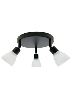 Loftowa lampa sufitowa na dysku czarny + biały - x Z070 S5-R00 ze sklepu Edinos.pl w kategorii Lampy sufitowe - zdjęcie 175644889
