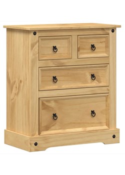 Skandynawska Komoda Z 4 Szufladami 120 Cm W3-B79 ze sklepu Edinos.pl w kategorii Komody - zdjęcie 175644976