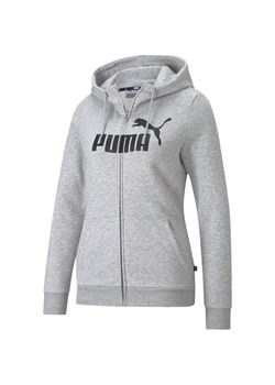 Bluza damska Ess Logo Full-Zip Hoodie FL Puma ze sklepu SPORT-SHOP.pl w kategorii Bluzy damskie - zdjęcie 175645228