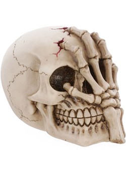 CHAKS Dekoracyjna figurka "Skull" w kolorze kremowym - 12 x 16 x 10 cm - id: 16129174 - marki Chaks - 175646177 CHAKS Dekoracyjna figurka "Skull" w kolorze kremowym - 12 x 16 x 10 cm ze sklepu Limango Polska w kategorii Dekoracje - zdjęcie 175646177