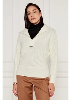 Pinko Sweter SNOWSHOE | Regular Fit | z dodatkiem wełny ze sklepu Gomez Fashion Store w kategorii Swetry damskie - zdjęcie 175649318