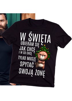 Śmieszna koszulka na święta na prezent ze sklepu Time For Fashion w kategorii T-shirty męskie - zdjęcie 175651138