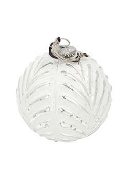 Bombka Vintage Snow ⌀12 cm white ze sklepu dekoria.pl w kategorii Dekoracje bożonarodzeniowe - zdjęcie 175655746