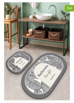 Elizabed Dywaniki łazienkowe (2 szt.) w kolorze szarym ze sklepu Limango Polska w kategorii Akcesoria łazienkowe - zdjęcie 175664508