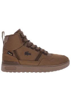 Buty Lacoste T-Clip Mid Trainers 748SMA0040-77T - brązowe ze sklepu streetstyle24.pl w kategorii Buty zimowe męskie - zdjęcie 175668166