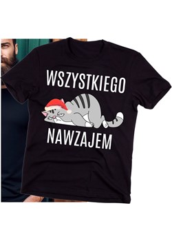 Śmieszna koszulka na święta na prezent WSZYSTKIEGO NAWZAJEM ze sklepu Time For Fashion w kategorii T-shirty męskie - zdjęcie 175675349