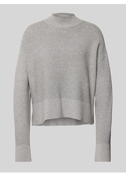 Sweter z dzianiny z drobnym prążkowaniem ze sklepu Peek&Cloppenburg  w kategorii Swetry damskie - zdjęcie 175678968