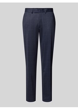 Spodnie do garnituru o kroju slim fit z kieszeniami z tyłu ze sklepu Peek&Cloppenburg  w kategorii Spodnie męskie - zdjęcie 175680488