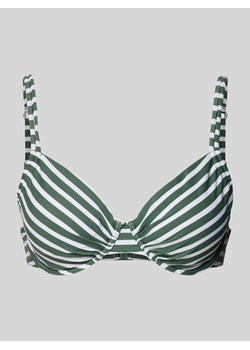 Top bikini z wyprofilowanymi miseczkami model ‘Summer’ ze sklepu Peek&Cloppenburg  w kategorii Stroje kąpielowe - zdjęcie 175680656