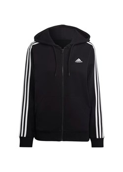 Bluza damska Essentials 3-Stripes French Terry Regular Full-Zip Hoodie Adidas ze sklepu SPORT-SHOP.pl w kategorii Bluzy damskie - zdjęcie 175686508