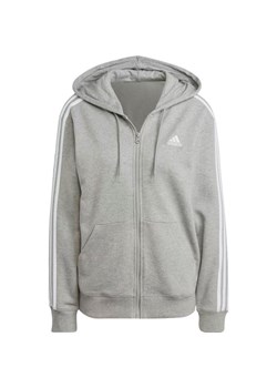 Bluza damska Essentials 3-Stripes French Terry Regular Full-Zip Hoodie Adidas ze sklepu SPORT-SHOP.pl w kategorii Bluzy damskie - zdjęcie 175686515