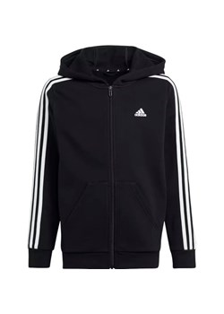 Bluza juniorska Essentials 3-Stripes Fleece Full-Zip Hoodie Adidas ze sklepu SPORT-SHOP.pl w kategorii Bluzy chłopięce - zdjęcie 175686535