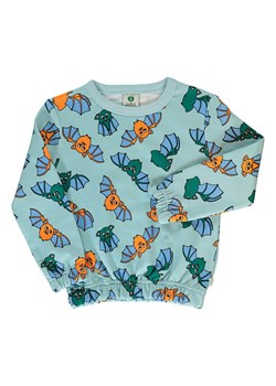 Småfolk Bluza "Bats" w kolorze błękitnym ze wzorem - id: 16188288 - marki Limango Polska - 175687498 Småfolk Bluza "Bats" w kolorze błękitnym ze wzorem ze sklepu Limango Polska w kategorii Bluzy chłopięce - zdjęcie 175687498