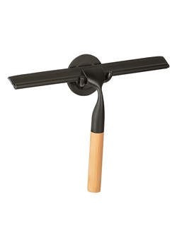 Wenko Ściągaczka prysznicowa w kolorze czarno-jasnobrązowym - 24,3 x 17 cm ze sklepu Limango Polska w kategorii Akcesoria łazienkowe - zdjęcie 175696867