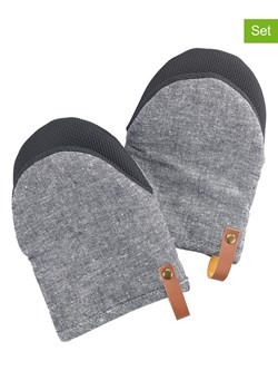 Wenko Rękawice kuchenne (2 szt.) &quot;Ada&quot; w kolorze szarym - 19 x 14 cm ze sklepu Limango Polska w kategorii Tekstylia kuchenne - zdjęcie 175698609