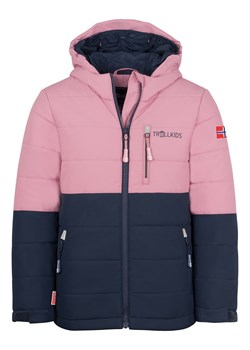 Trollkids Kurtka narciarska &quot;Hemsedal&quot; w kolorze granatowo-jasnoróżowym ze sklepu Limango Polska w kategorii Kurtki dziewczęce - zdjęcie 175698726