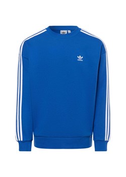 adidas Originals Bluza męska Mężczyźni Bawełna błękit królewski jednolity ze sklepu vangraaf w kategorii Bluzy męskie - zdjęcie 175700727