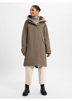 Didriksons Damski płaszcz funkcjonalny - Luna Kobiety Sztuczne włókno mocca jednolity ze sklepu vangraaf w kategorii Parki damskie - zdjęcie 175700757