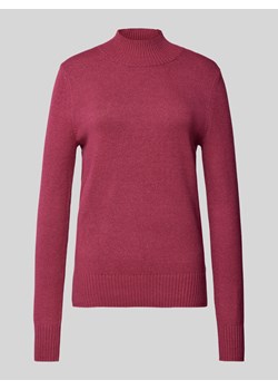 Sweter z dzianiny z prążkowanymi wykończeniami model ‘Aliv’ ze sklepu Peek&Cloppenburg  w kategorii Swetry damskie - zdjęcie 175703429