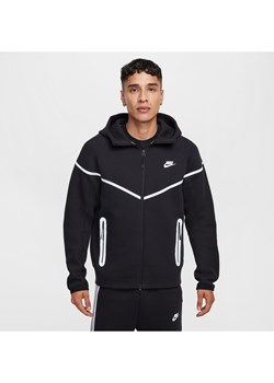 Męska kurtka z dzianiny z zamkiem na całej długości Nike Tech Windrunner - Czerń ze sklepu Nike poland w kategorii Bluzy męskie - zdjęcie 175703996