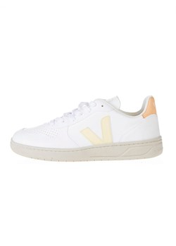 Veja Sneakersy &quot;V 10&quot; w kolorze biało-pomarańczowym ze sklepu Limango Polska w kategorii Buty sportowe damskie - zdjęcie 175706858