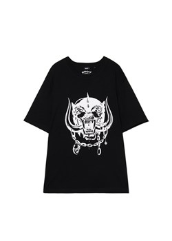 Cropp - Czarna koszulka z nadrukiem Motörhead UNISEX - czarny ze sklepu Cropp w kategorii T-shirty męskie - zdjęcie 175708629
